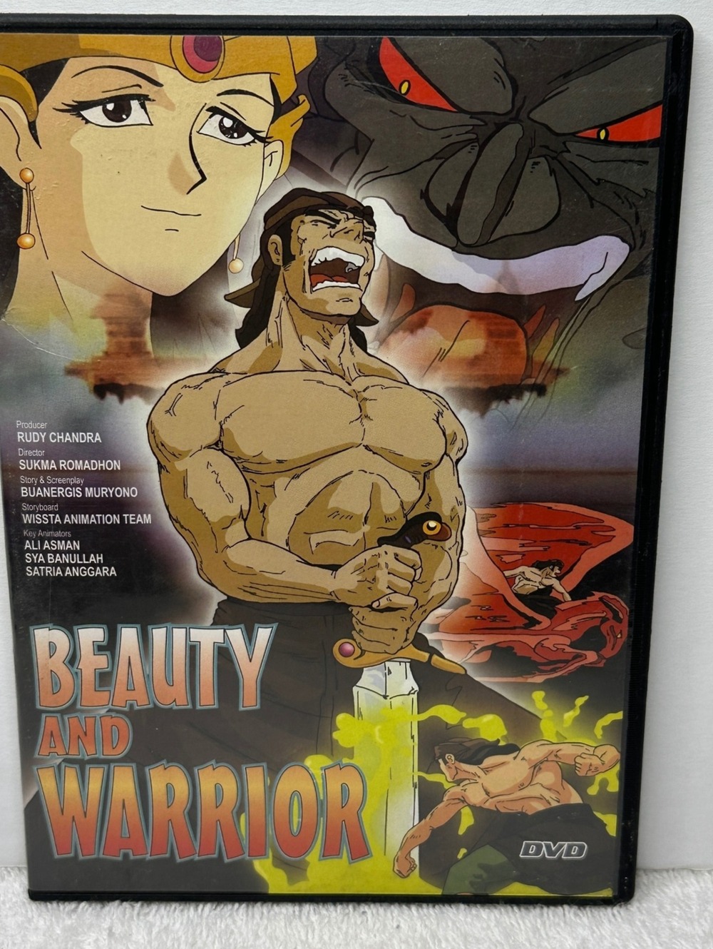 Beauty and Warrior DVD by Digiview Productions - Animated Movie, Vintage, Approx